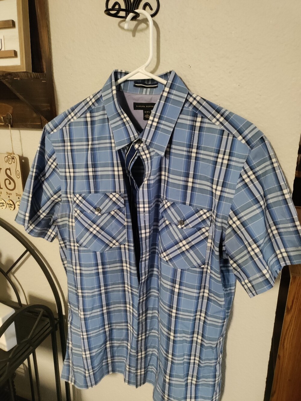Men's Banana Republic Shirt Size Large 16-16 1/2
